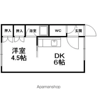 コーポラス大貴【101号室】の間取り