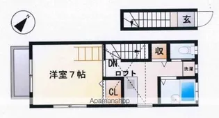 サントロペB【203号室】の間取り