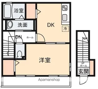 シャルム メゾン【202号室】の間取り