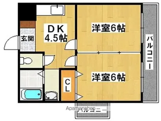 セジュール水賀池【2階】の間取り