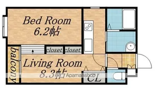 AT・フィールド【4階】の間取り