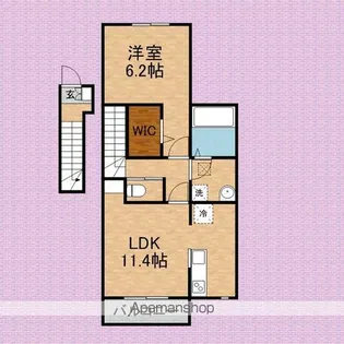BONHEUR【2階】の間取り