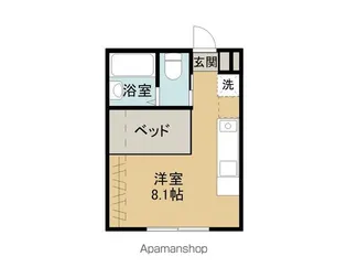 ハイドランジア草津【206号室号室】の間取り