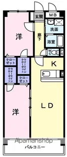 レジデンス牟礼【1階】の間取り