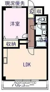 エアーストリーム【201号室】の間取り