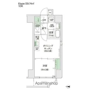 スタイリオ蒲田Ⅱ【9階】の間取り