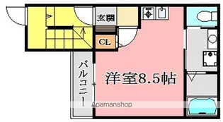 ARATA山之内元町【2階】の間取り