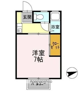 パークハウスB棟【2階】の間取り