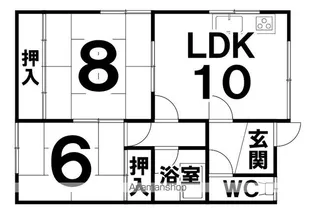 カネコウ光陽ハイツ【2階】の間取り