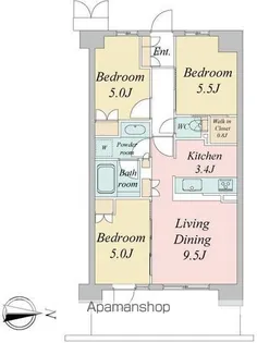 トラープランド蒼麗館【2階】の間取り
