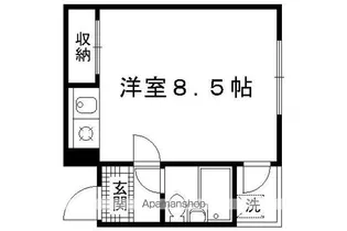 グリーンハイツ大林【302号室】の間取り