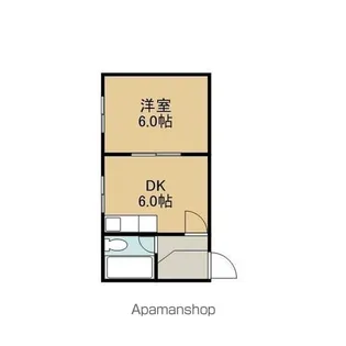 丸京マンション【5号室】の間取り