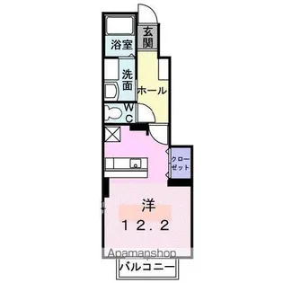 アパートメントハウス船入公園【1階】の間取り