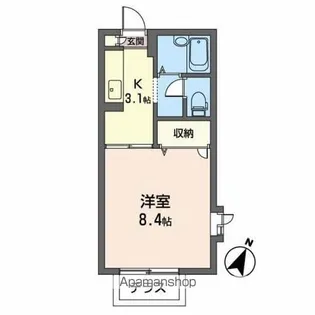 プリマヴェーラ【101号室】の間取り