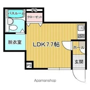 メリディアンオフィス柏木【1階】の間取り