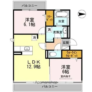 ディライト【2階】の間取り