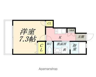 パシフィコ C棟【1階】の間取り