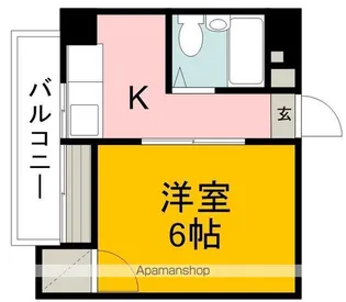 アミューズハウスサクラ【3階】の間取り