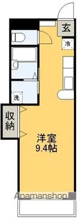 グリーンハイツ【206号室】の間取り