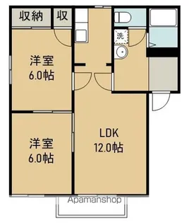 ガーデンビレッジB棟【1階】の間取り