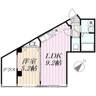 VERMILION【1階】の間取り