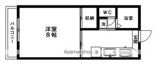 ホクトブランカ北山【101号室】の間取り