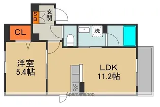 SHAMAISON ARBRE【2階】の間取り