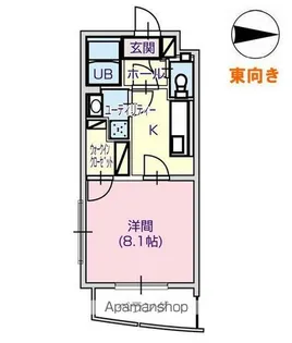 フローレス【3階】の間取り