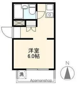 メゾン玉藻【201号室】の間取り