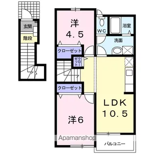 サン セトル【2階】の間取り