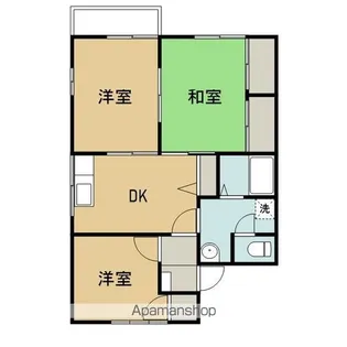 グランドメゾン高松E棟【201号室】の間取り