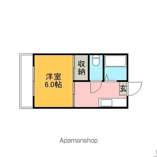 チェリーハウス【203号室】の間取り