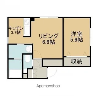 ラ・ルーナ【3階】の間取り
