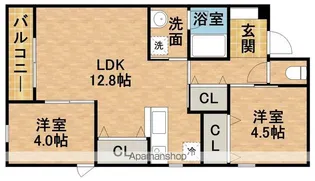ARTFORCE八幡駅前【1階】の間取り