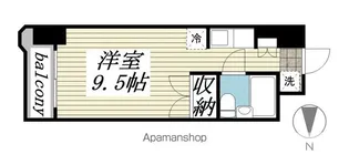 1Rの間取り画像