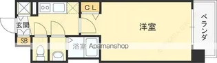 プレサンス梅田東アルファ【7階】の間取り