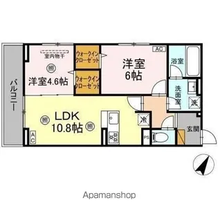 グランディール柏の葉【3階】の間取り