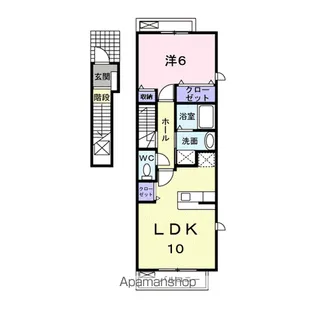 リベラシオン Ⅱ【2階】の間取り