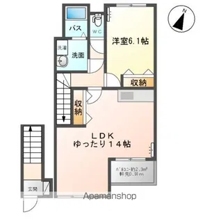 ACROSS(アクロス)【202号室】の間取り