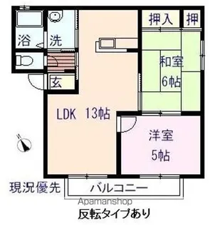 ディアス横尾【1階】の間取り