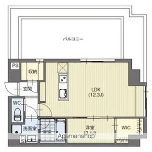 CLARITY星ヶ丘(女性専用)【4階】の間取り