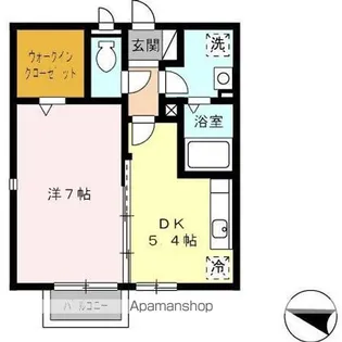 リースランド上林【2階】の間取り