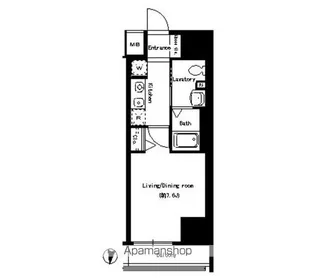 パークアクシス丸の内【5階】の間取り