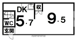 ハイツ513【2階】の間取り