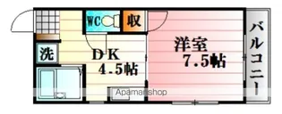 プロスパーヤマモト【3階】の間取り