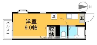 デイライト弥生Ⅰ【2階】の間取り