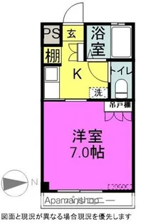 ソラーナ塩尻【307号室】の間取り