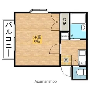 エルヴィーナ宮中ABCDEF【1階】の間取り
