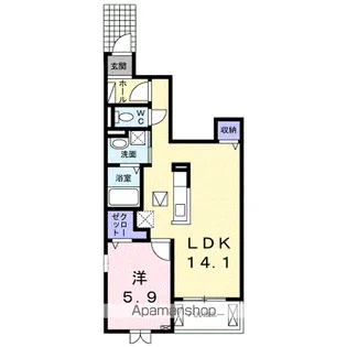 パラティーノ【1階】の間取り