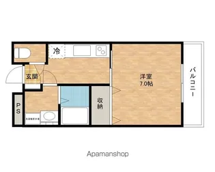 一富マンションⅣ【308号室】の間取り